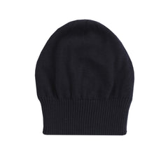 Fiori Di Lusso Dark Blue Solid Beanie - One Size - (FL531231)