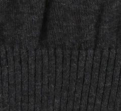 Fiori Di Lusso Dark Gray Solid Beanie - (FL531236) - Parent