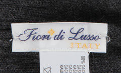 Fiori Di Lusso Dark Gray Solid Beanie - (FL531236) - Parent