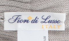 Fiori Di Lusso Light Gray Solid Beanie - (FL531233) - Parent