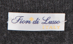 Fiori Di Lusso Charcoal Gray V-Neck Sweater - (FL67231) - Parent
