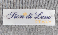 Fiori Di Lusso Light Gray V-Neck Sweater - (FL67233) - Parent