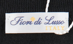 $1225 Fiori Di Lusso Black Cashmere Crewneck Sweater - (FL282512) - Parent