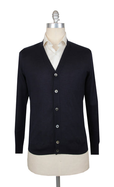 $1325 Fiori Di Lusso Navy Blue Cardigan - (FL282525) - Parent