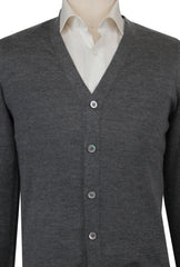 $1325 Fiori Di Lusso Dark Gray Cardigan - (FL282523) - Parent