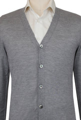 $1325 Fiori Di Lusso Gray Cashmere Blend Cardigan - (FL282522) - Parent