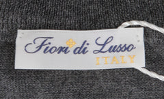 $1325 Fiori Di Lusso Dark Gray Funnel Jacket - (FL282529) - Parent