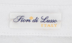 Fiori Di Lusso White Solid Cotton Polo - (FL892310) - Parent