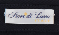 Fiori Di Lusso Midnight Navy Blue Cotton Polo - (FL892311) - Parent