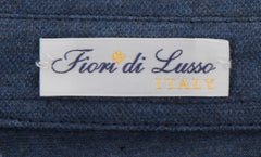 Fiori Di Lusso Navy Blue Solid Cotton Polo - (FL89239) - Parent