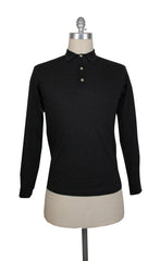 Fiori Di Lusso Dark Gray Solid Cotton Polo - X Small/46 - (FL89236)