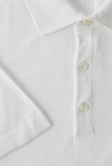 Fiori Di Lusso White Solid Cotton Polo - (FL69227) - Parent