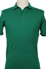 Fiori Di Lusso Green Solid Cotton Polo - (FL69228) - Parent