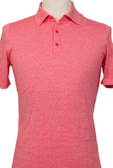 Fiori Di Lusso Red Solid Cotton Polo - (FL692210) - Parent