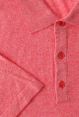 Fiori Di Lusso Red Solid Cotton Polo - (FL692210) - Parent