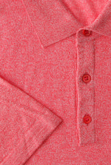 Fiori Di Lusso Red Solid Cotton Polo - (FL692210) - Parent