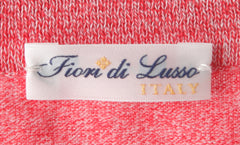 Fiori Di Lusso Red Solid Cotton Polo - (FL692210) - Parent