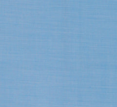 $150 Fiori Di Lusso Blue Solid Cotton Pocket Square - x - (FL129254)