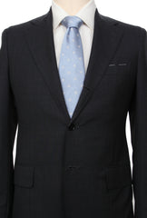 Fiori Di Lusso Charcoal Gray Wool Solid Suit - (BN322213) - Parent