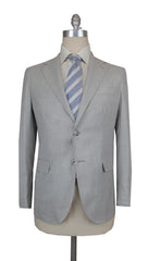 $2100 Fiori Di Lusso Light Gray Wool Solid Suit - (FDL51254) - Parent