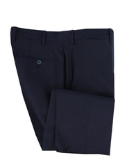 $1900 Fiori Di Lusso Navy Blue Polyester Solid Suit - (FL829264) - Parent