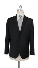 $1900 Fiori Di Lusso Charcoal Gray Polyester Solid Suit - (FL829262) - Parent