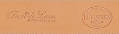 Fiori Di Lusso Burgundy Red Leather Belt - (FL810226) - Parent