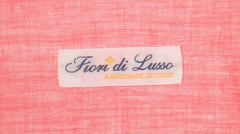 Fiori Di Lusso Red Melange Linen Shirt - Extra Slim - (FL812239) - Parent