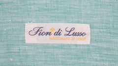 Fiori Di Lusso Green Linen Shirt - Extra Slim - (FL812235) - Parent