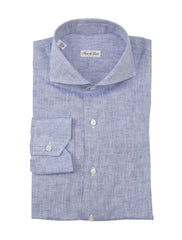 Fiori Di Lusso Blue Linen Shirt - Extra Slim - (FL812234) - Parent