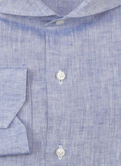 Fiori Di Lusso Blue Linen Shirt - Extra Slim - (FL812234) - Parent