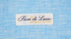 Fiori Di Lusso Light Blue Linen Shirt - Extra Slim - (FL812232) - Parent