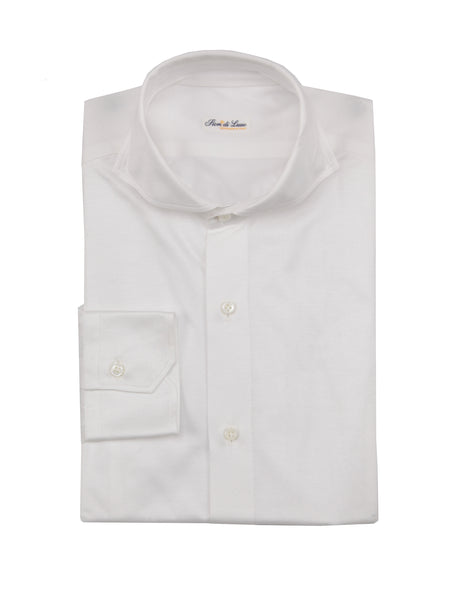 Fiori Di Lusso White Cotton Shirt - Extra Slim - (FL1025225) - Parent