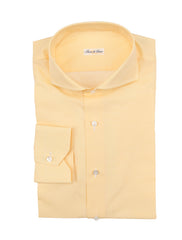 Fiori Di Lusso Yellow Solid Shirt - Extra Slim - 15.75/40 - (FL8122323)
