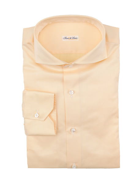 Fiori Di Lusso Yellow Solid Shirt - Extra Slim - (FL8122324) - Parent