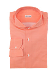 Fiori Di Lusso Orange Cotton Shirt - Extra Slim - 15.75/40 - (FL8122319)