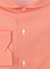 Fiori Di Lusso Orange Cotton Shirt - Extra Slim - (FL8122319) - Parent