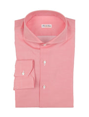 Fiori Di Lusso Pink Cotton Shirt - Extra Slim - 15.75/40 - (FL8122334)