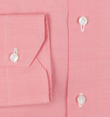 Fiori Di Lusso Pink Cotton Shirt - Extra Slim - (FL8122334) - Parent