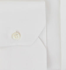 $750 Fiori Di Lusso White Cotton Shirt - Extra Slim - (FDL322257) - Parent