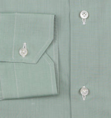 Fiori Di Lusso Green Cotton Shirt - Extra Slim - (FL8122311) - Parent