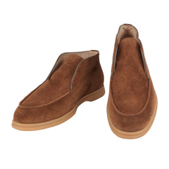 Fiori Di Lusso Brown Suede Ankle Boots - (FL89231) - Parent