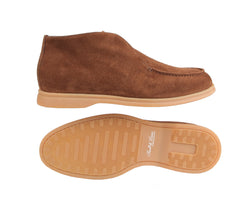 Fiori Di Lusso Brown Suede Ankle Boots - (FL89231) - Parent