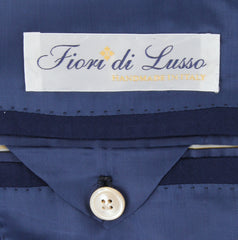 $3900 Fiori Di Lusso Navy Blue Wool Solid Sportcoat - (FL517256) - Parent