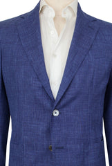 $1650 Fiori Di Lusso Blue Wool Blend Melange Sportcoat - (FL517251) - Parent