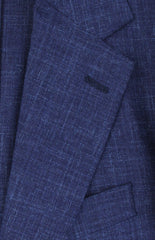 $1650 Fiori Di Lusso Blue Wool Blend Melange Sportcoat - (FL517251) - Parent