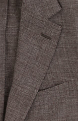 $1100 Fiori Di Lusso Brown Linen Blend Solid Sportcoat - (FL517253) - Parent