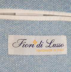 $1850 Fiori Di Lusso Light Blue Linen Blend Solid Sportcoat - (FL81261) - Parent
