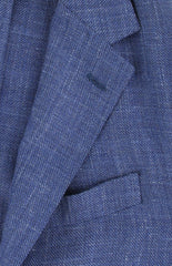 $1750 Fiori Di Lusso Blue Wool Blend Solid Sportcoat - (FL517254) - Parent
