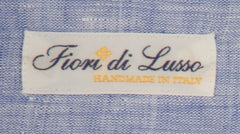 Fiori Di Lusso Blue Melange Linen Shirt - Slim - (FL952318) - Parent